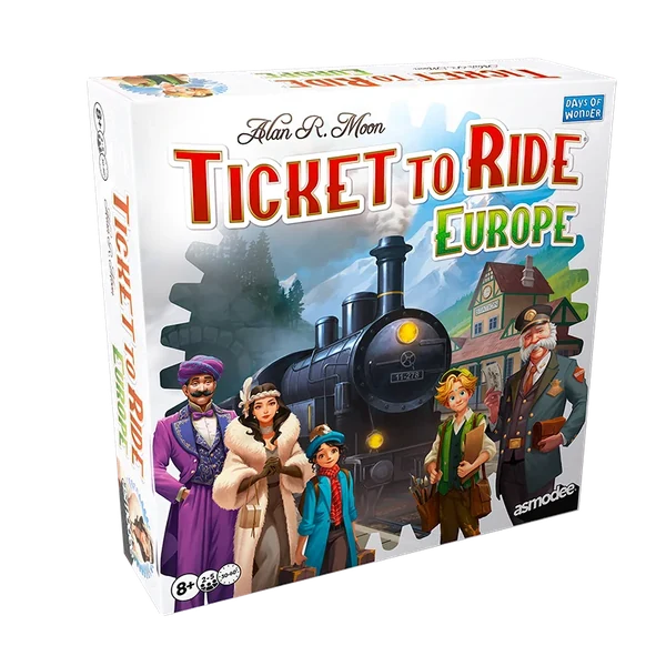Ticket to Ride: Európa – játékdoboz